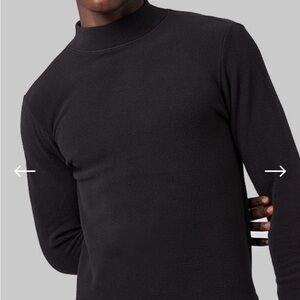 32 Degrees- Men's Heavyweight Fleece Baselayer Mock Top - Size Large - NWT